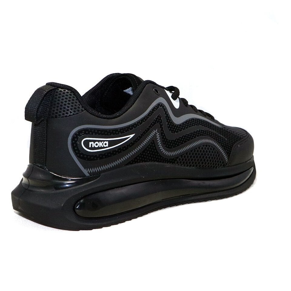 Noka Land Siyah Beyaz Erkek Spor Ayakkabı